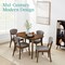 Best Choice Products 5-Piece Compact Wooden Mid-Century Modern Dining Set w/ 4 Chairs, Padded Seat & Back
